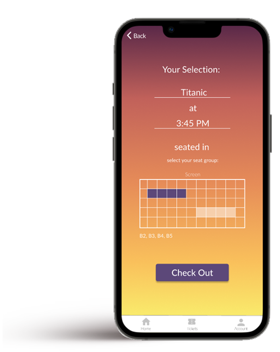 Seat Selection Page